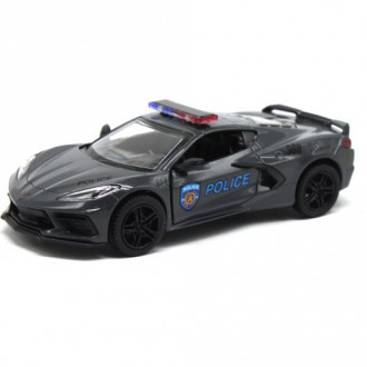 Машинка "Corvette Police", серый Kinsmart  