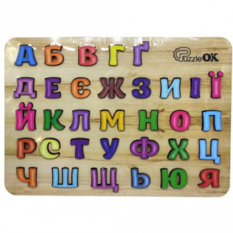 Деревянный сортер "Украинский алфавит" MIC Украина