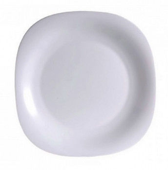 Тарелка десертная белая Carine White 190мм ударопрочное стекло L4454